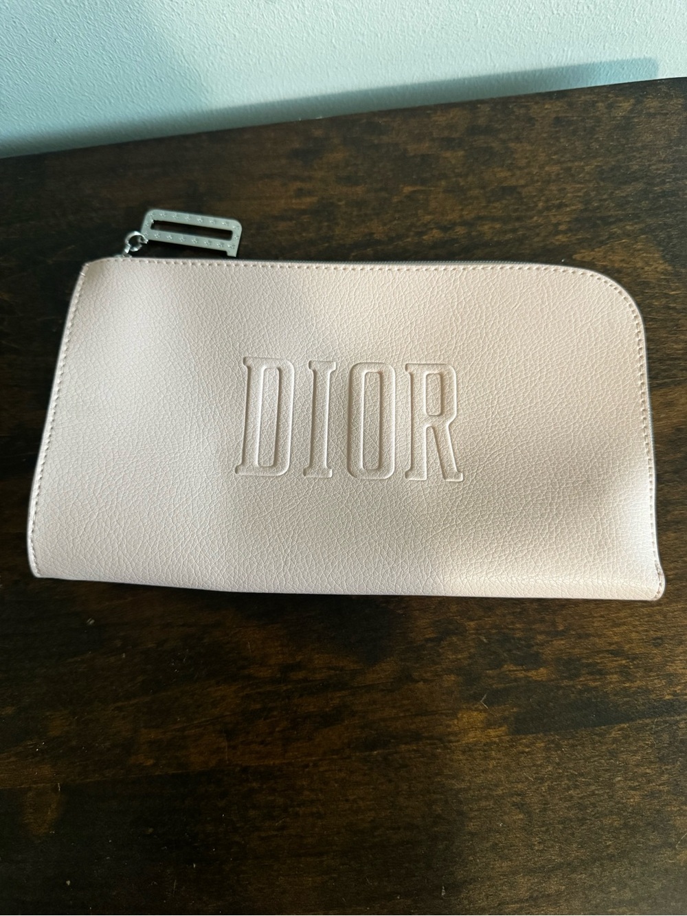 Dior Cosmetic Makeup Bag Pouch Cream - Picture 2 of 3